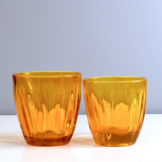 Aqua Orange Glass